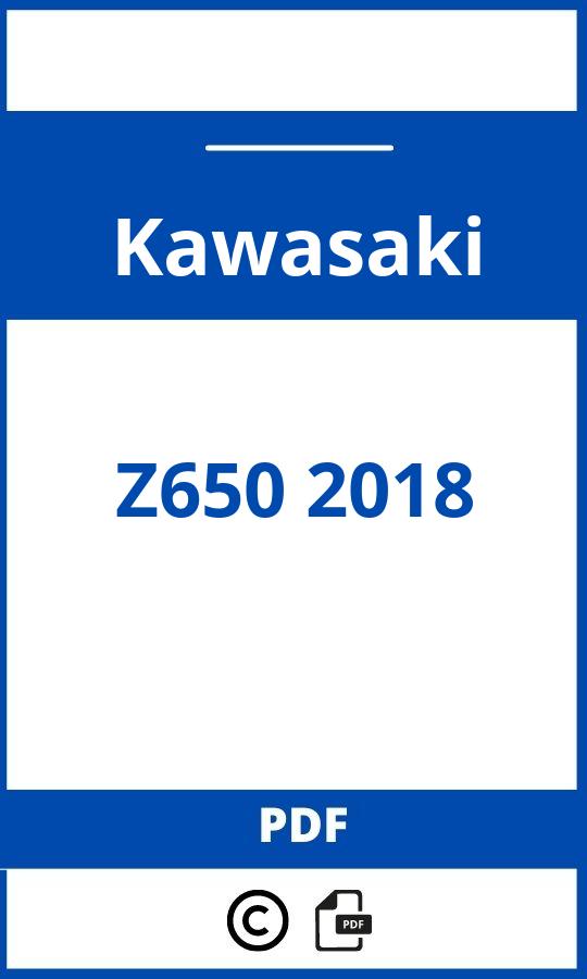 Bedienungsanleitung Kawasaki Z650 2018 Betriebsanleitung - Deutsch PDF